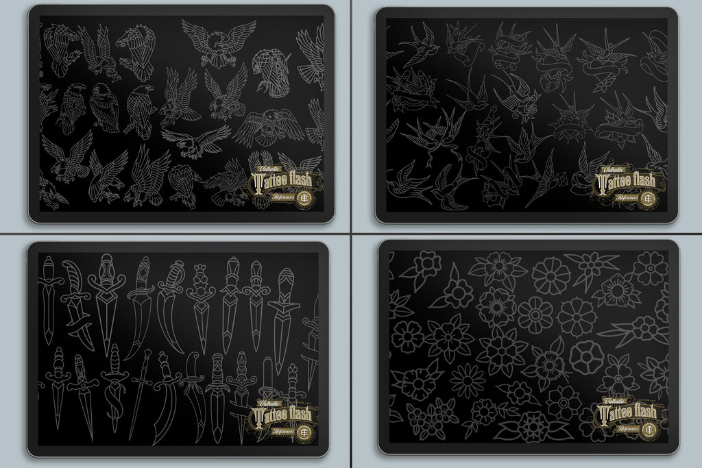 The Traditional Tattoo Artist Ultimate, Procreate kit for artists XXL - The original bundle crafted by hand!
