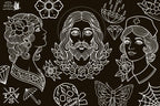 Procreate, Tattoo ideas vol.2 & vol.3 ~ 200+ custom designs