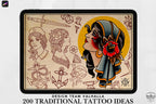 Procreate, Tattoo ideas vol.2 & vol.3 ~ 200+ custom designs
