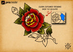 Procreate, Tattoo ideas vol.2 & vol.3 ~ 200+ custom designs