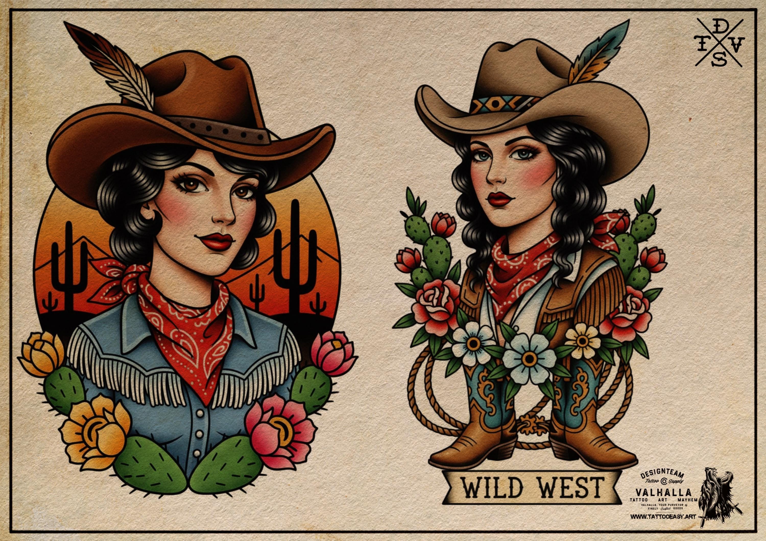 Procreate, Traditional Ladies vol.4 & vol.5 ~ 50+ custom designs made in Sweden - original art