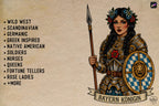 Procreate, Traditional Ladies vol.4 & vol.5 ~ 50+ custom designs made in Sweden - original art