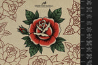 Traditional Tattoo Roses, 42 custom Procreate Stamps, artists reference library