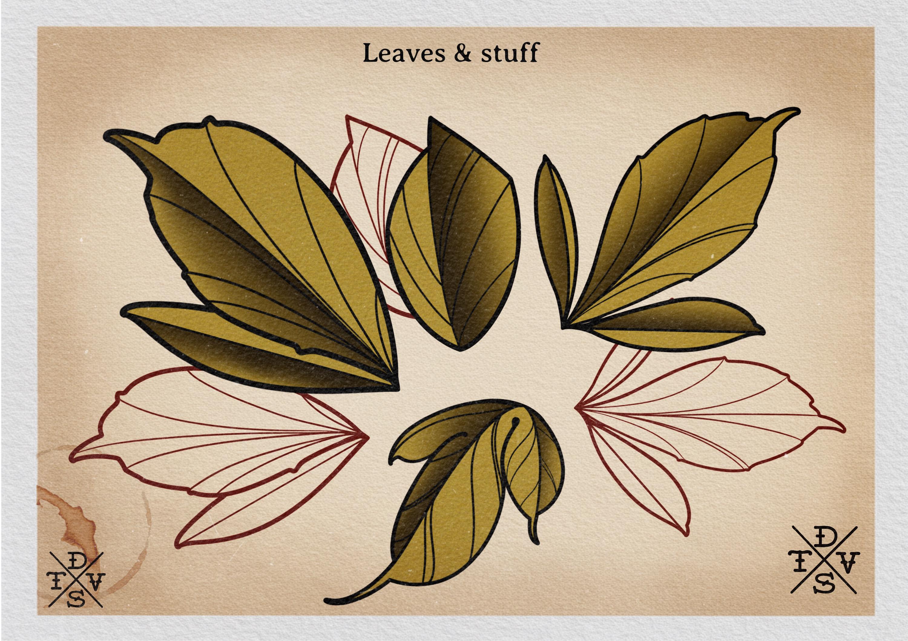 Neo-traditional flowers vol.2 - 100+ custom designs, digital download Procreate/Photoshop Stencils