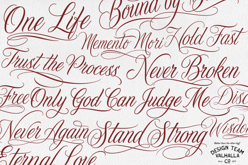 Chicano Lettering kit - Procreate XL | Cholo ( digital download ) Tattoo Fonts design kit