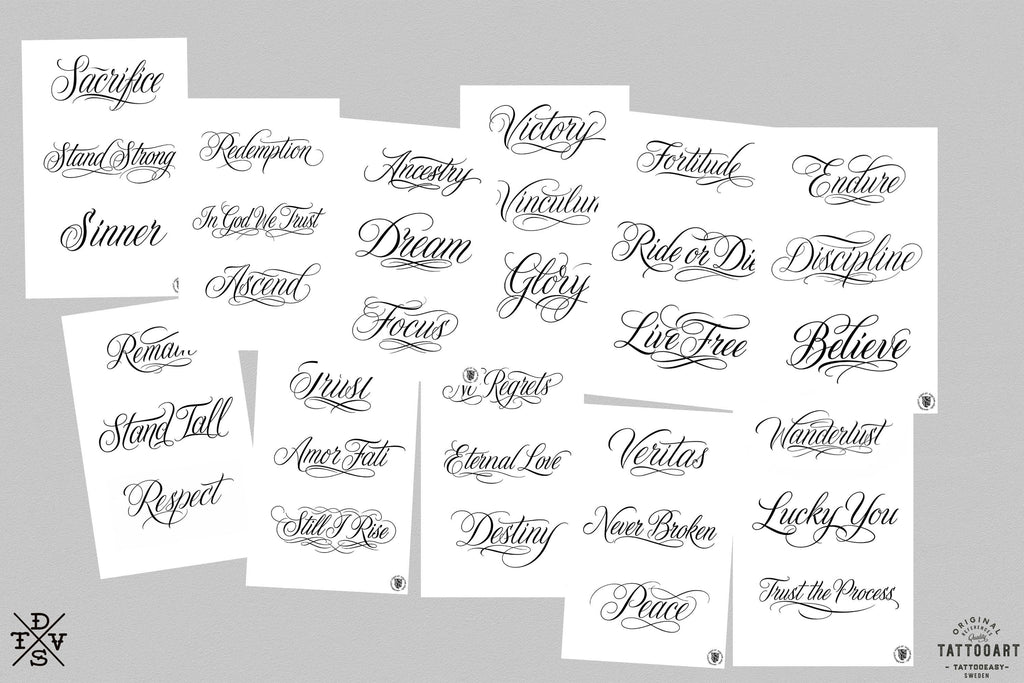 PDF, Chicano vol.1 & vol.2, Tattoo lettering art (Digital Download) e-book 200+ custom designs