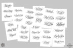 PDF, Chicano vol.1 & vol.2, Tattoo lettering art (Digital Download) e-book 200+ custom designs
