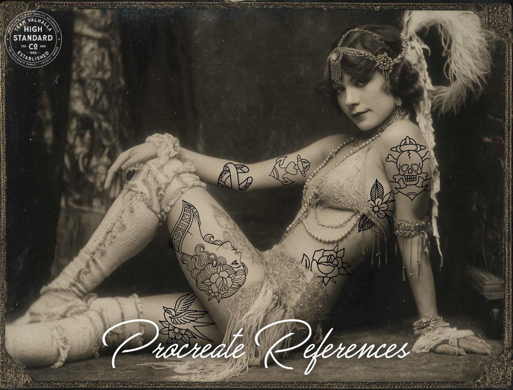 Traditional 1 230+ tattoos, traditional references (digital download)