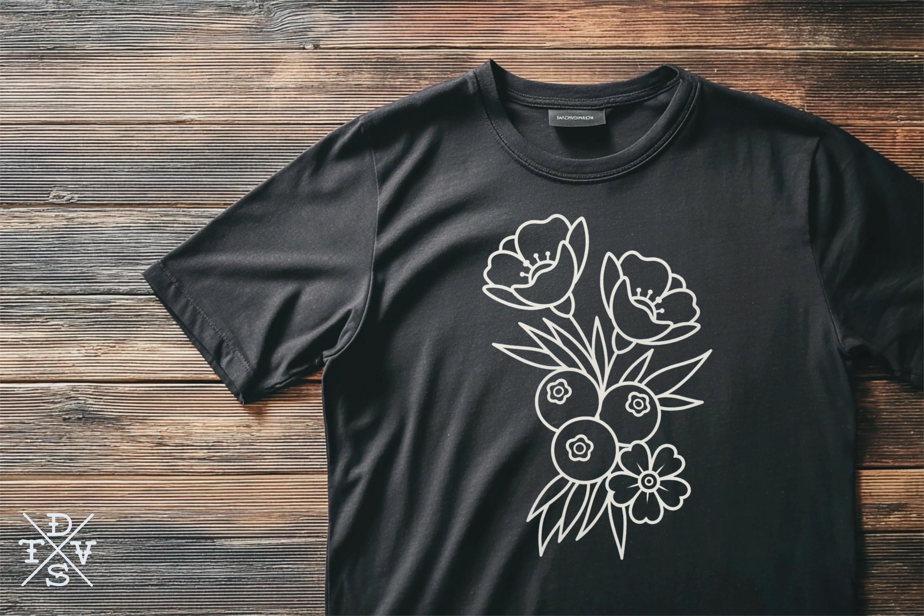 Botanical ~ creative coloring - custom art, digital download for Procreate