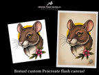 Neo Traditional Animal Tattoo Design Reference Kit, Procreate Brushset & PNG, Flash Stamps for Artists