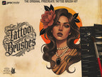 160 custom built Tattoo Brushes for Procreate, Dtv Sweden