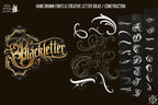Blackletter Procreate Stamp Brushes | Gothic Tattoo Lettering Design Kit
