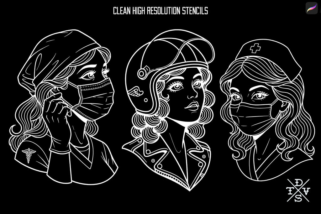 Traditional ladies volume 3, tattoo flash art 85 ladies