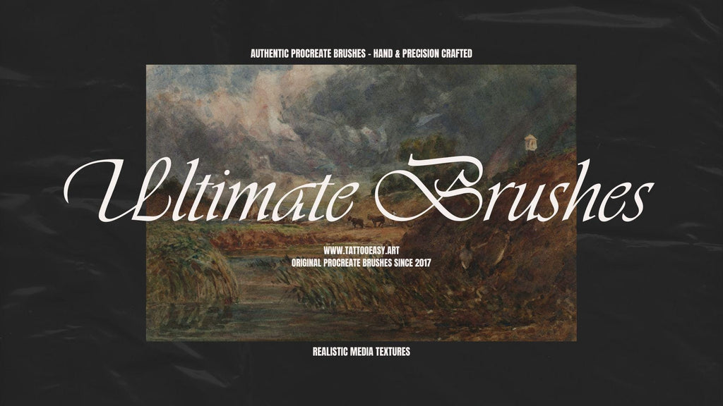 The brush Studio ultimate, custom made quality brushes for Procreate XL