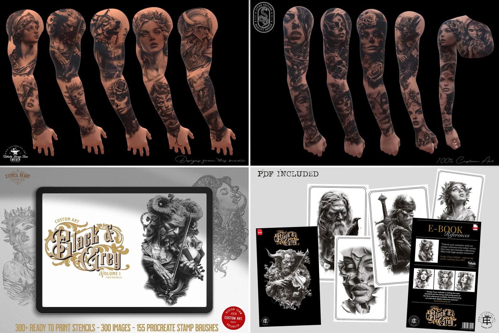 The Tattoo Artist Ultimate, 13500k+ Creative tattoo art toolkit XXL ( digital download )