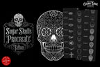 Sugar skulls, Creative bundle for Procreate, Construction kit Día de los Muertos