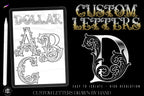 Procreate Tattoo Lettering Kit, Chicano Blackletter Fonts, 1200+ Stamps & Brushes