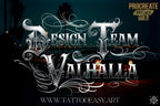 Procreate Tattoo Lettering Kit, Chicano Blackletter Fonts, 1200+ Stamps & Brushes