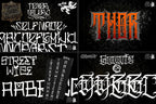 Procreate Tattoo Lettering Kit, Chicano Blackletter Fonts, 1200+ Stamps & Brushes