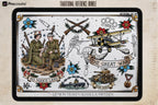 War Tattoo Stencils, 150+ designs, Procreate WW1 Art (Digital Download)