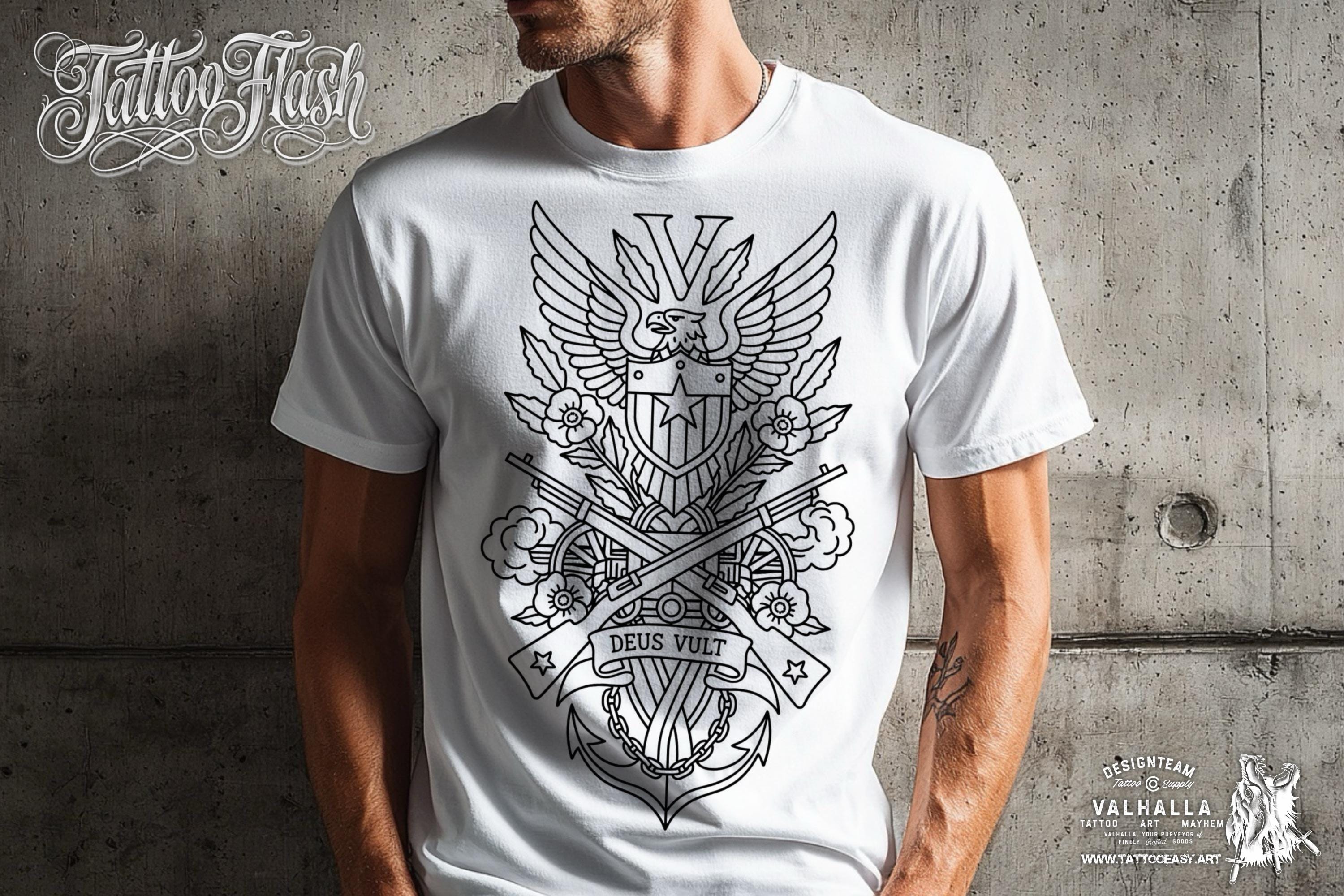 War Tattoo Stencils, 150+ designs, Procreate WW1 Art (Digital Download)
