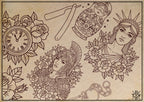350+ Traditional Tattoo Ideas – Procreate Stamps | Old School