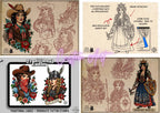 Traditional Tattoo Art vol.3 - custom art, digital download Procreate Stencils