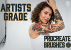 Procreate, 101 Halftones, unique halftone textured brush bundle for Procreate, 100% custom work