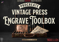 Vintage Press Procreate Brushes: 200 Retro Printmaking & Engraving Textures