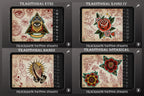 Traditional Tattoo Art vol.3 - custom art, digital download Procreate Stencils