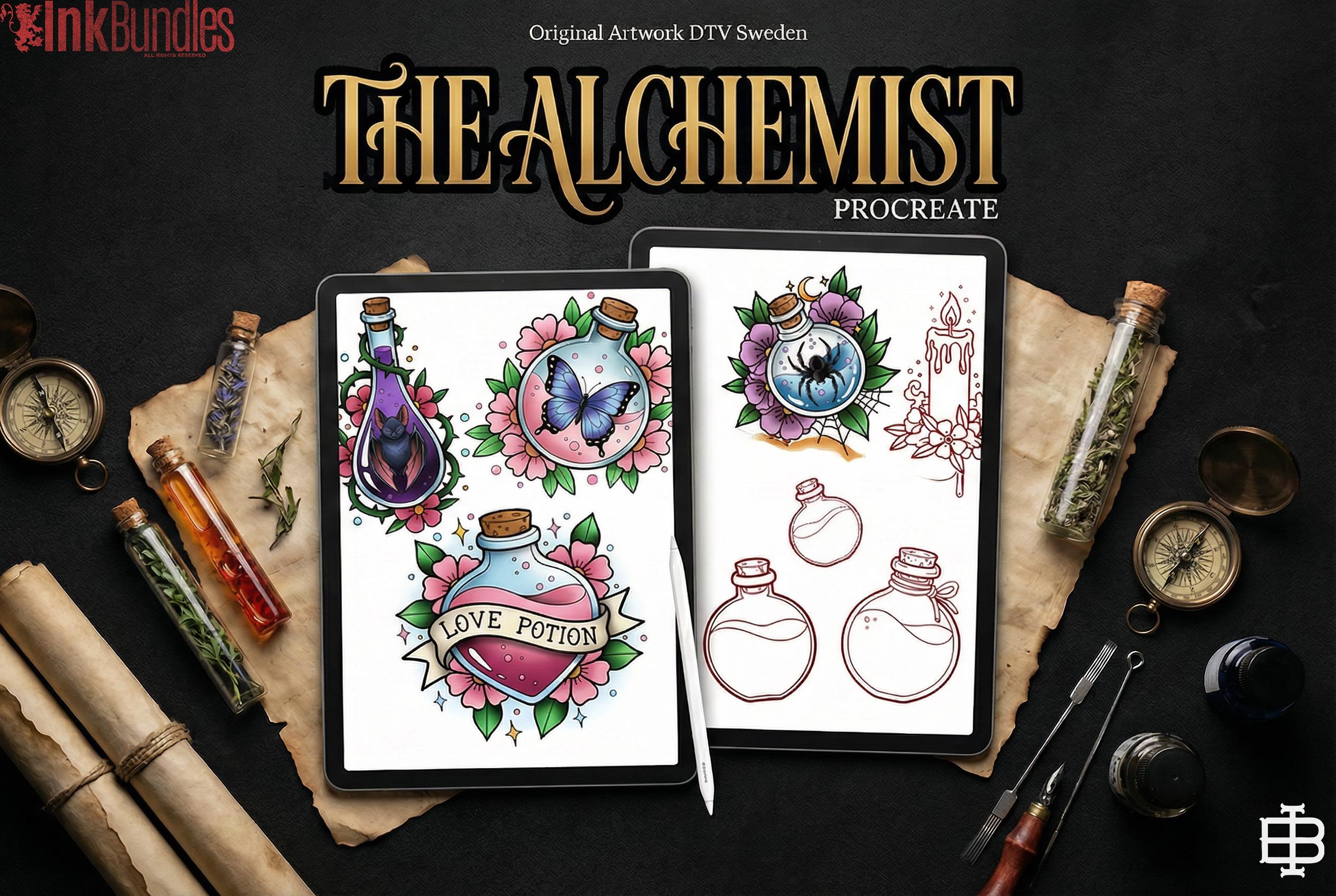 Procreate, The Alchemist 2 (100+ Designs)