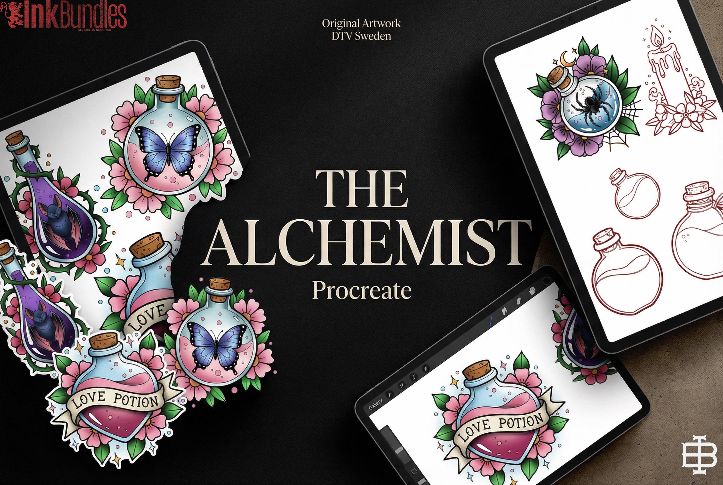 Procreate, The Alchemist 2 (100+ Designs)
