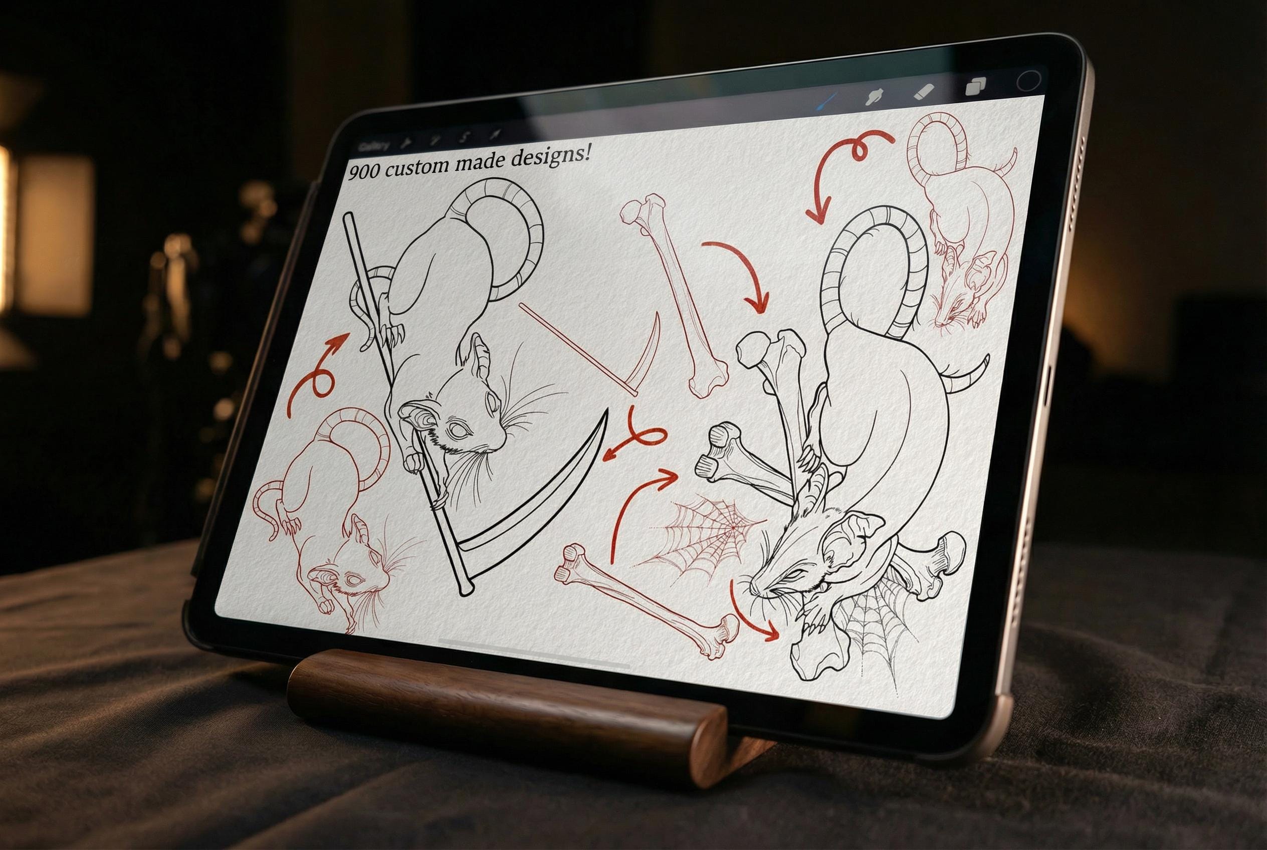 The Tattoo Art Toolkit: 1000+ Custom Stamps & Brushes (Digital Download)