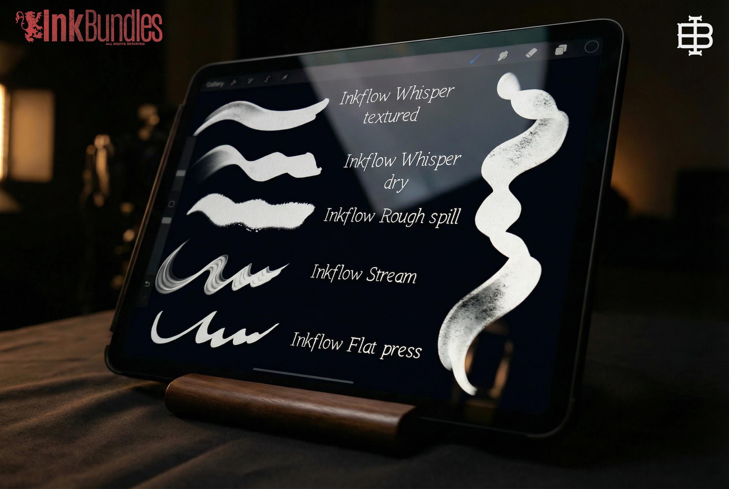 Blackletter Procreate Brushes: Gothic Calligraphy, Tattoo Lettering