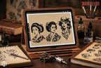 Traditional Tattoo Flash Procreate Stamps: Old School Designs PNG & Brushes