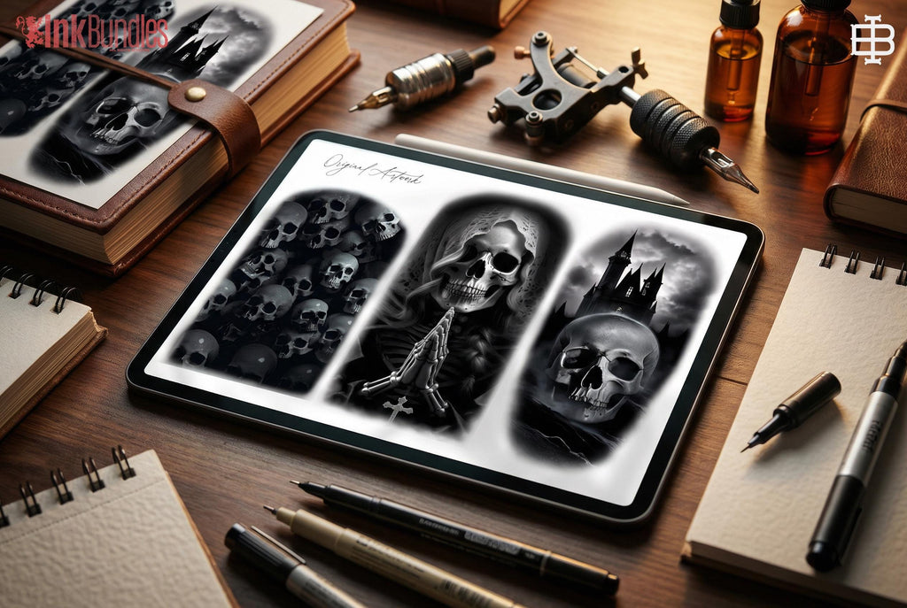 Cryptic Canvas ~ 100+ unique Horror references for Procreate