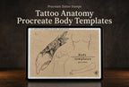 Body templates / tattoo placement for Procreate