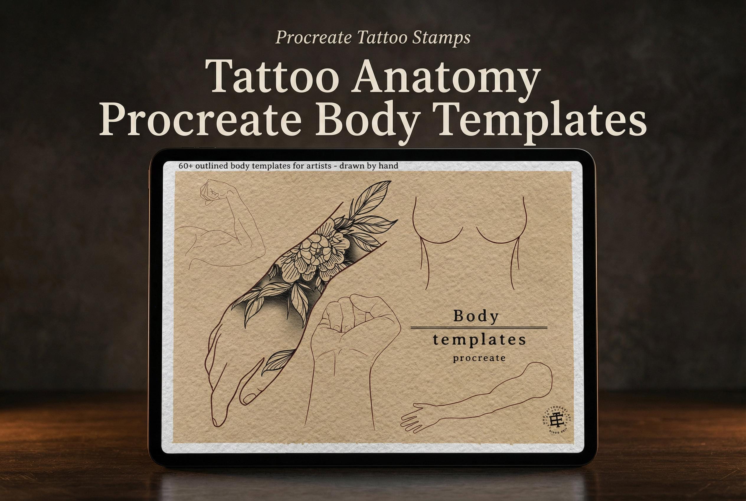 Body templates / tattoo placement for Procreate