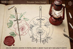 Procreate Tattoo Stamps Brush Set: 3000+ Artist Essentials - PNG & Brushes