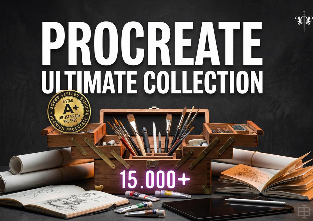 The ULTIMATE Procreate Brush Bundle 15,000+ Artist-Grade Tools