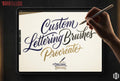 Procreate /Custom lettering brush bundle - creative kit