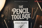 Procreate, The Pencil Toolbox, authentic custom built brushes for Procreate