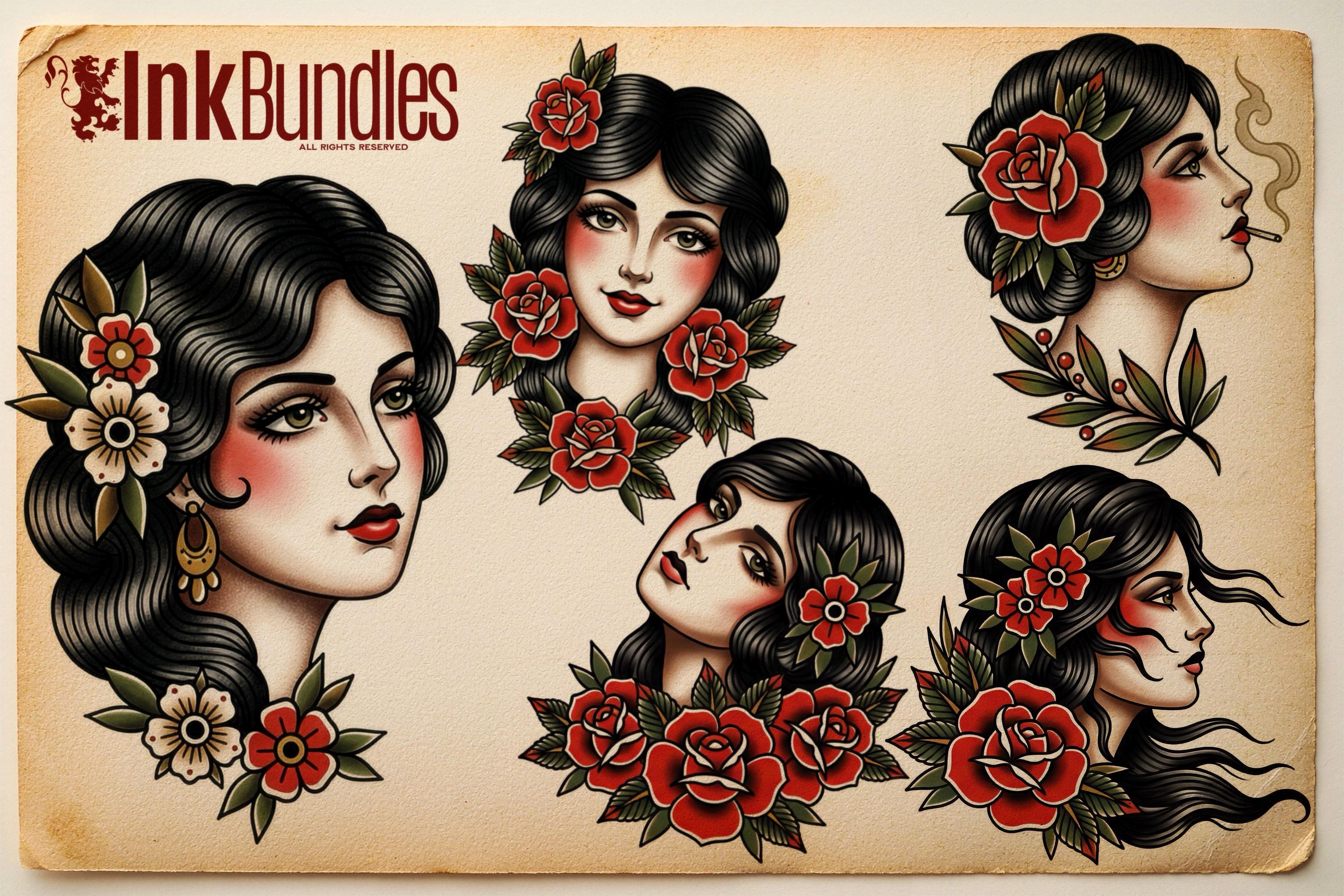 Procreate ~ The traditional lady diy kit