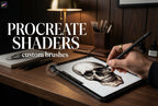 Procreate Shader Brush Set: 25 Custom Textures + Bonus (Digital Download)