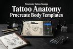 Body templates / tattoo placement for Procreate