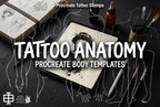 Body templates / tattoo placement for Procreate