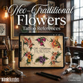 Neo-traditional flowers 1 - custom art, digital download Procreate/Photoshop/vector Stencils