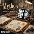Greek Mythology Tattoo Art: Procreate Stamps, SVG, PNG (2500+ Elements)