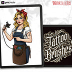 Procreate Tattoo Brush Set: 280+ Custom Brushes (Digital Download)