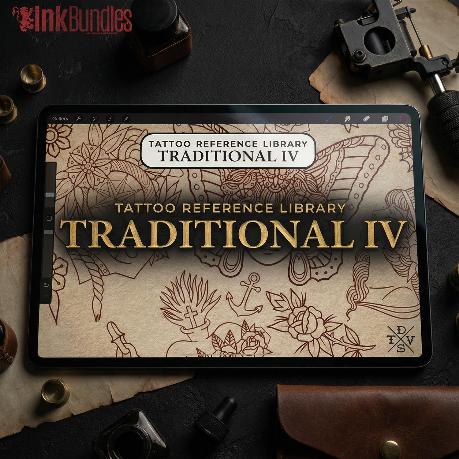 Traditional 1 230+ tattoos, traditional references (digital download)
